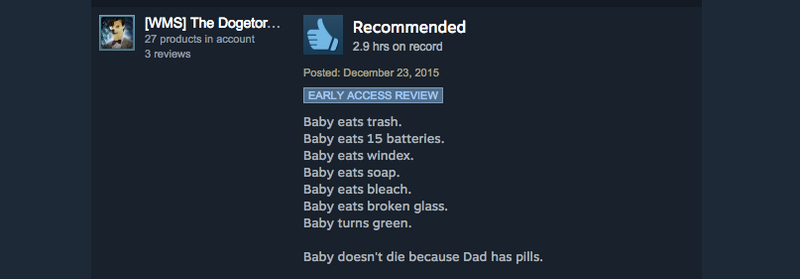 Illustration for article titled Who's Your Daddy, As Told By Steam Reviews